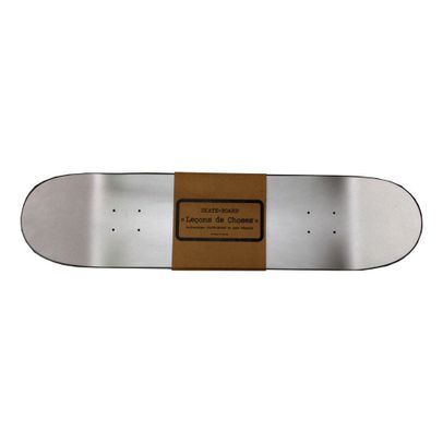 Skateboard-Möbel Skateboard Regal silber