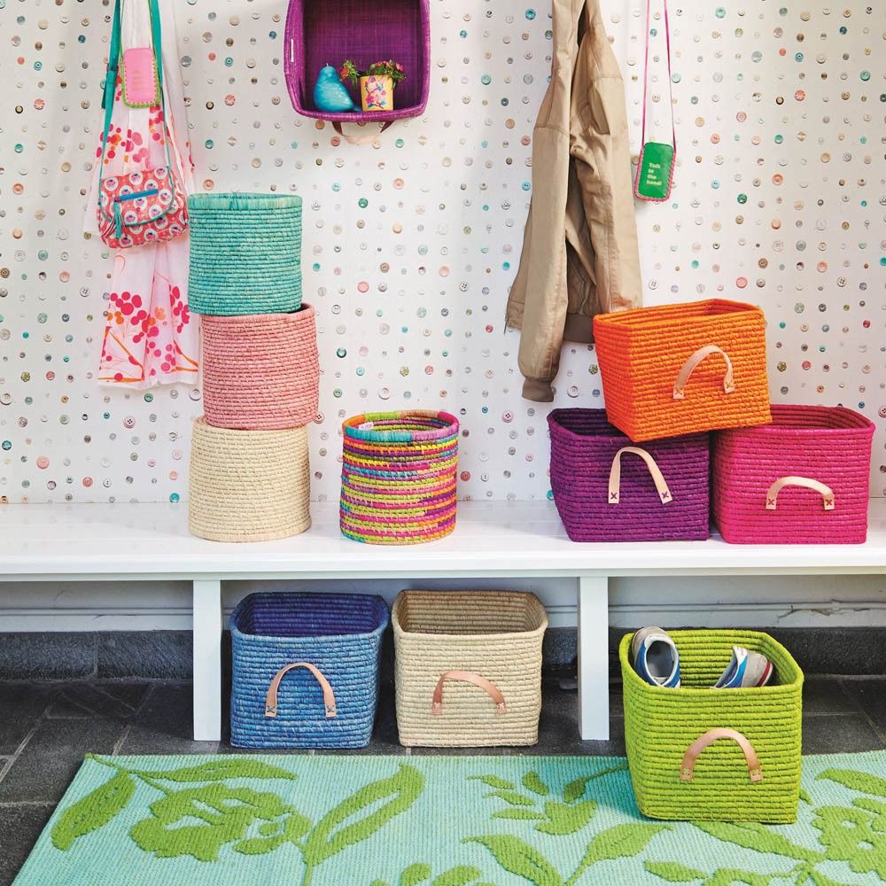 Cesta de almacenamiento Natural Rice Design Infantil