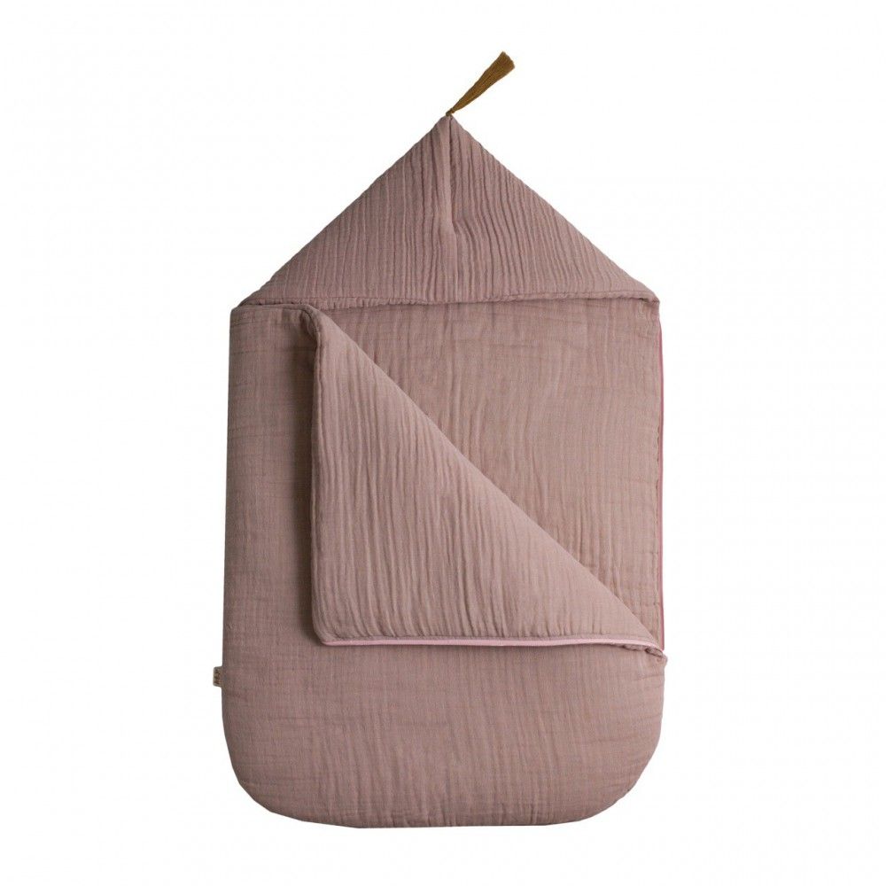 Cocoon sleeping bag dusky pink Numero 74 Design Baby