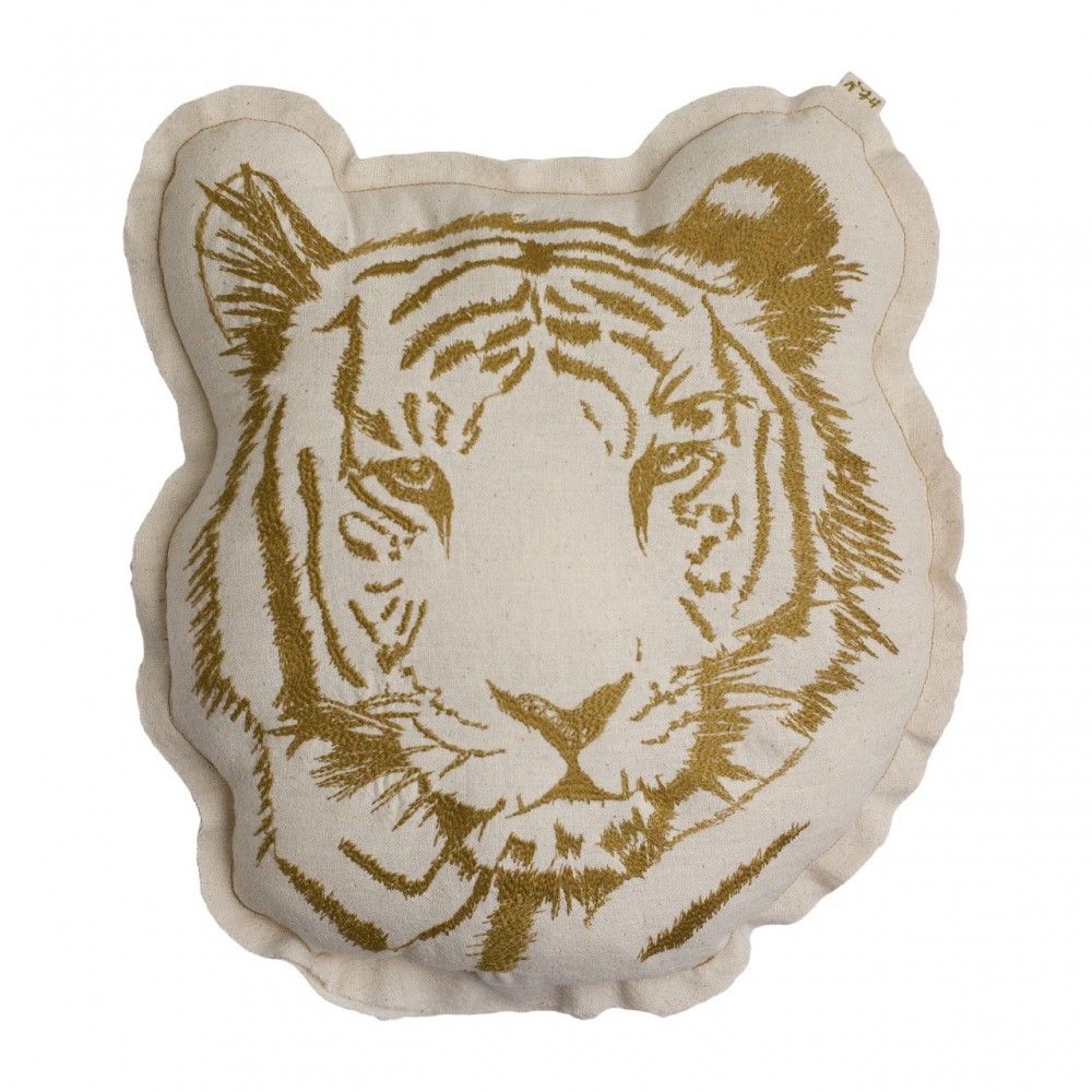 Tiger cushion Natural S000 Numero 74 Design Children