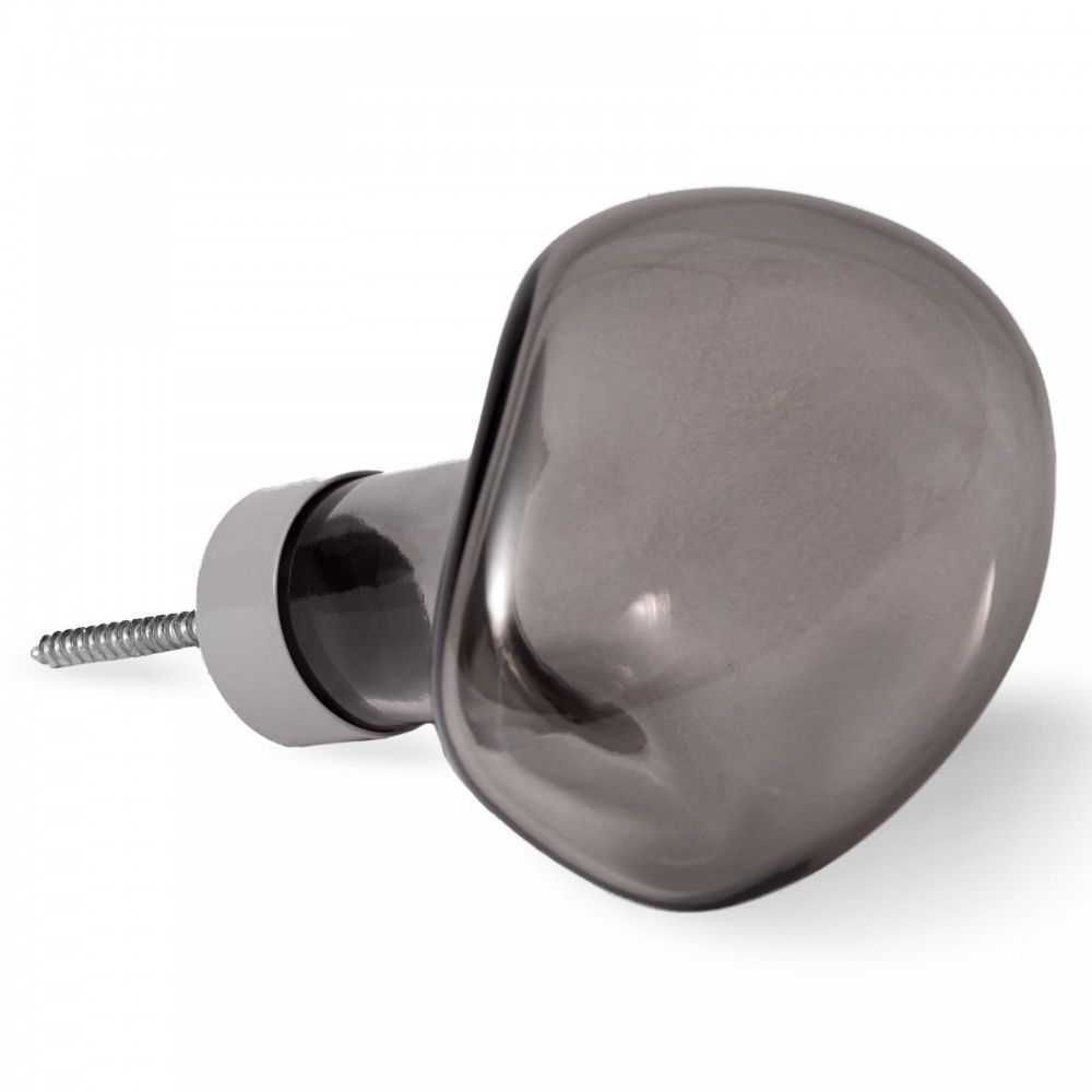 Bubble small glass hook Grey Petite friture Design Adult