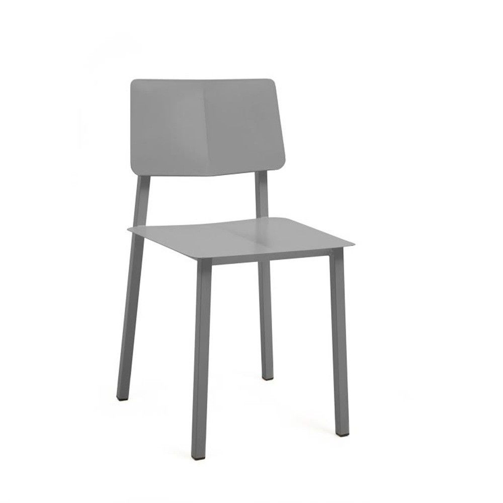 Sedia rosalie grigio ardesia grigio lavagna hartô design