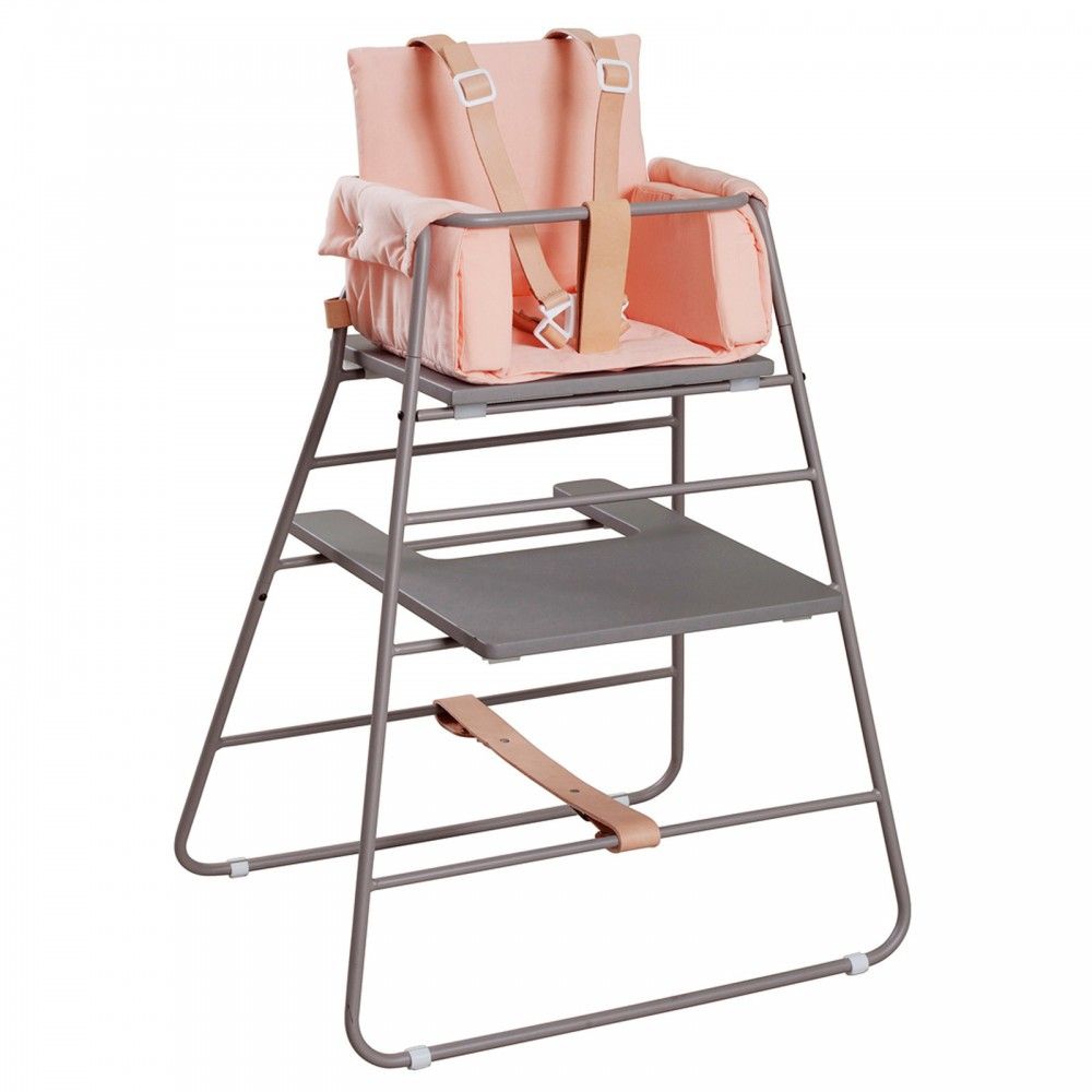 Coussin réducteur Towerblock pour chaise haute Rose pêche