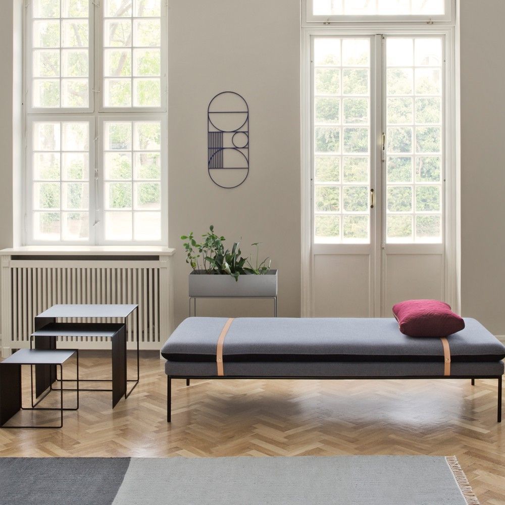 Banquette turn daybed gris ferm living design enfant