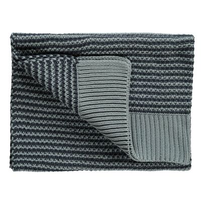 Lab Plaid en maille - bleu marine et bleu gris Lab x Smallable-listing
