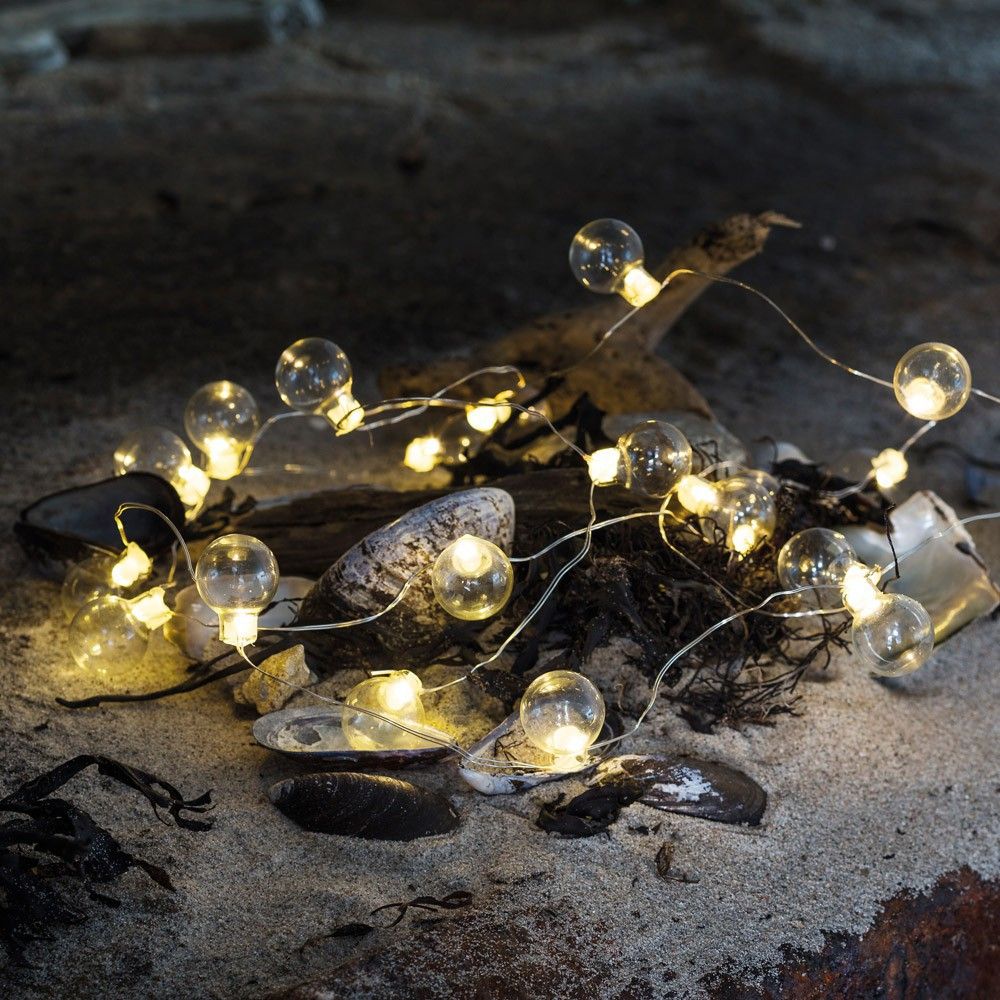 Guirlande lumineuse io argenté sirius design enfant