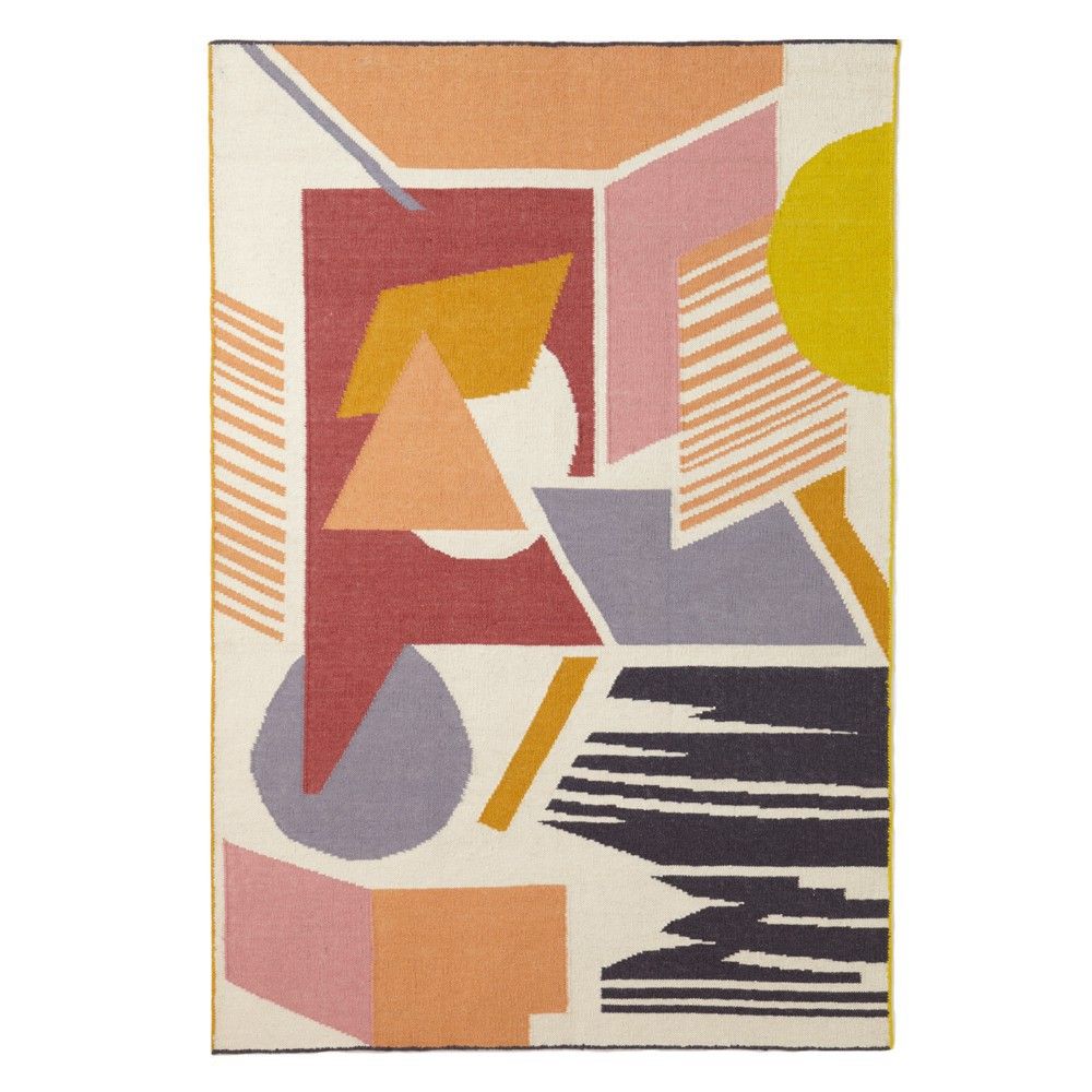 Tapis landart jaune ma poésie design adolescent , enfant ,