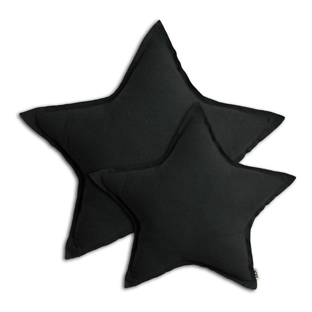 Kissen stern anthrazit numero 74 design teenager , kind