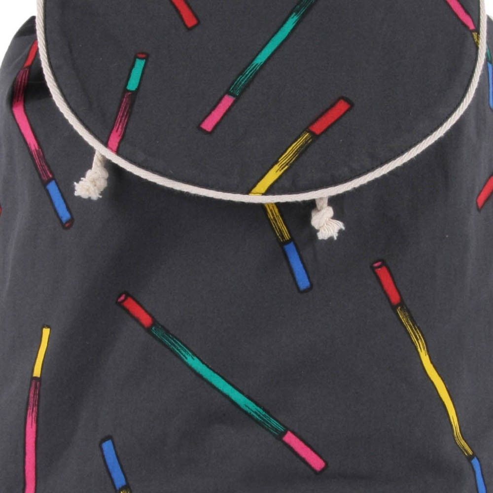Multicolour Stick Backpack Charcoal grey Bobo Choses Fashion Teen