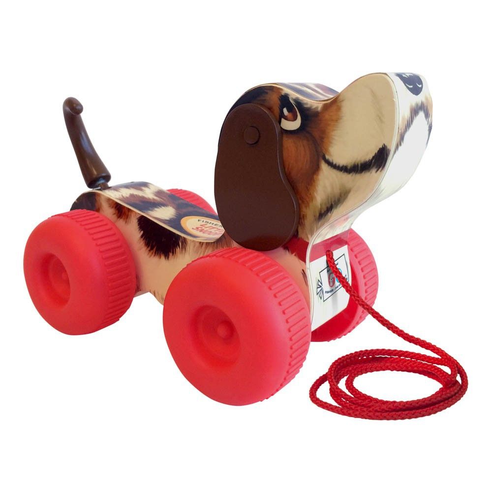 NachziehHund Snoopy Neuausgabe Vintage Bunt Fisher Price