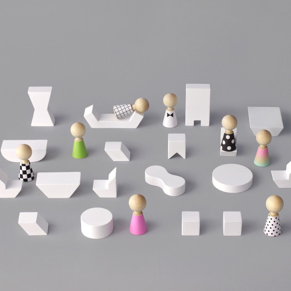 Miniaturmbel Aus Holz Pebbles Wei Rock And Pebble Spiele Und