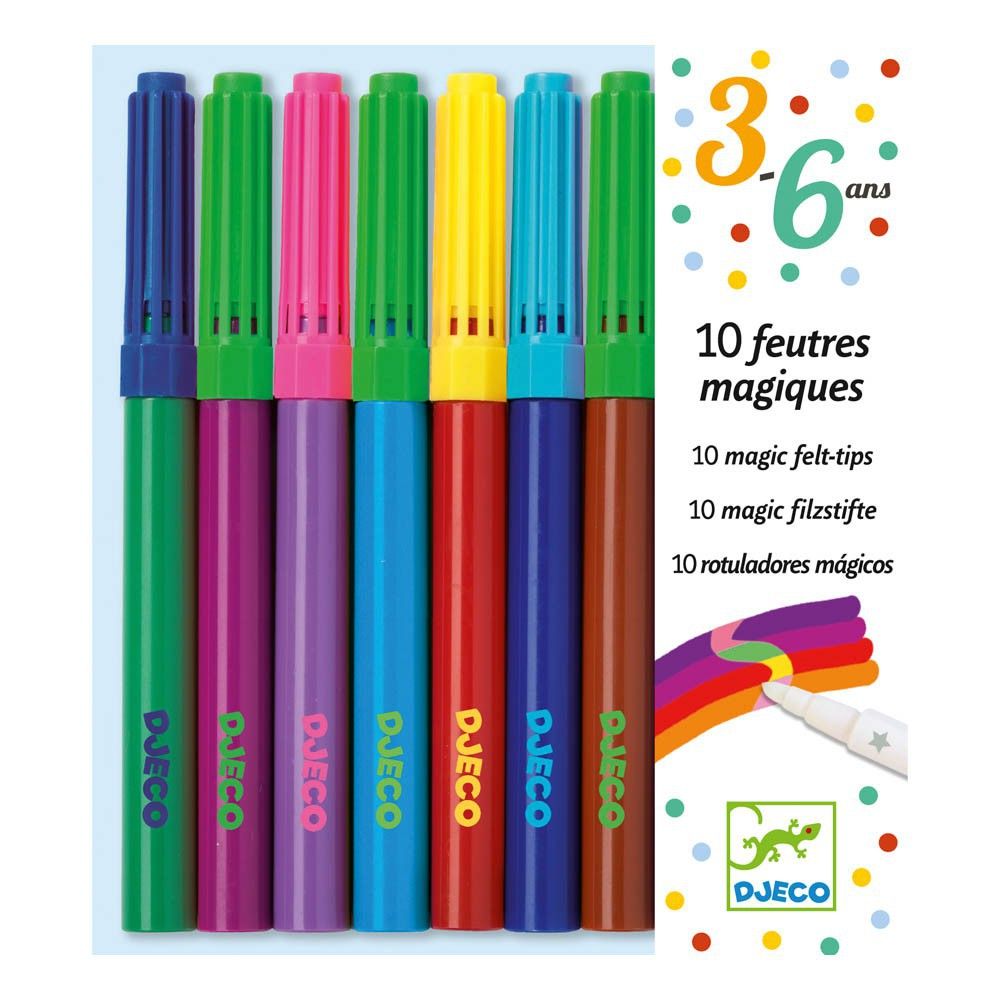 10 Pens Multicoloured Djeco Toys and Hobbies Children