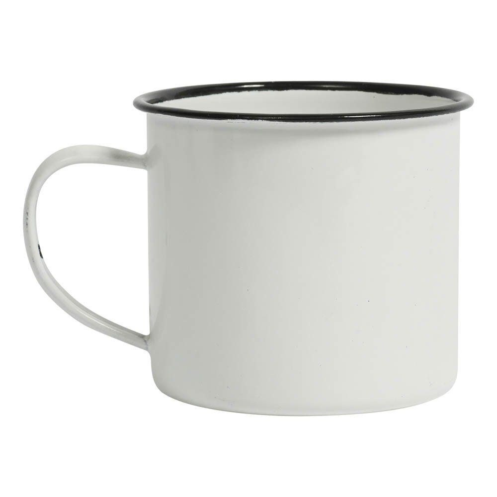 Enamel Cup White Smallable Home Design Adult