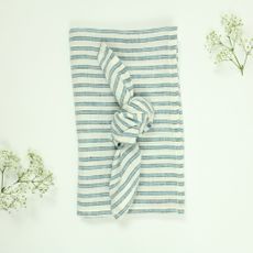 Lab Nappe et 6 serviettes en lin Rayé tricolore-listing