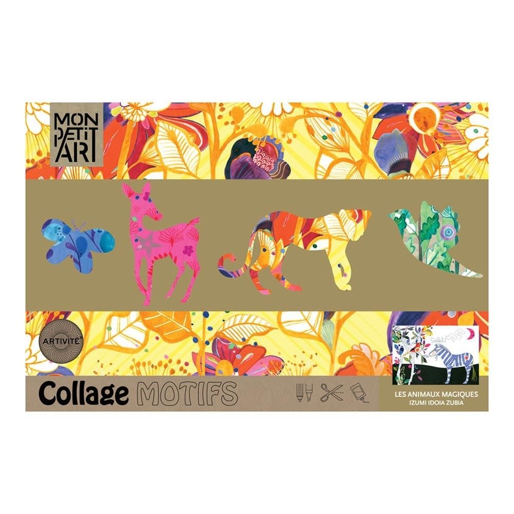 Cahier de collage et de coloriage Animaux magiques product