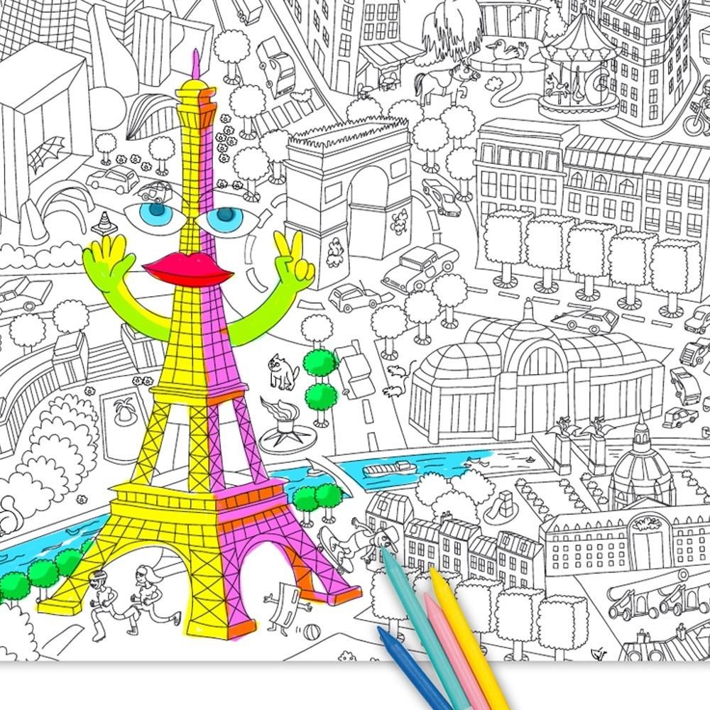 coloriage geant paris omy 9608