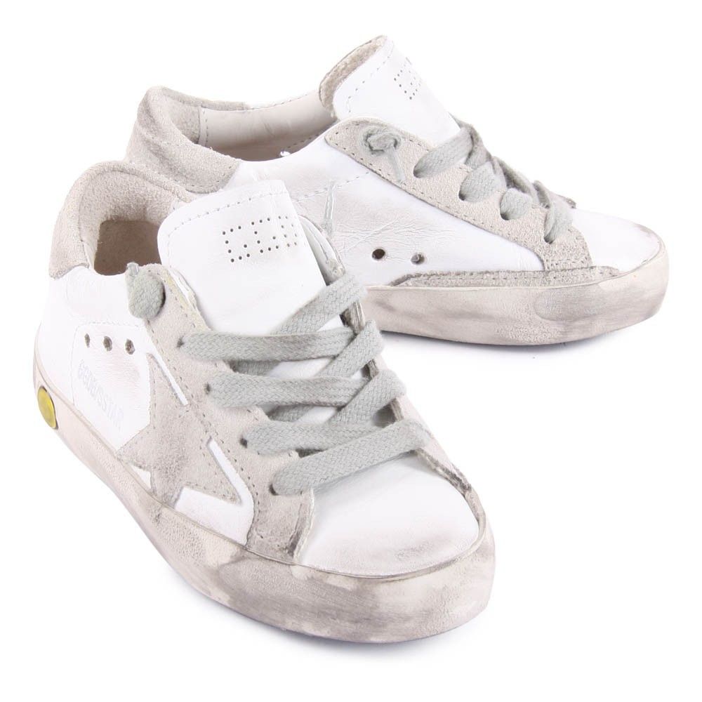 golden goose superstar bambino grigio