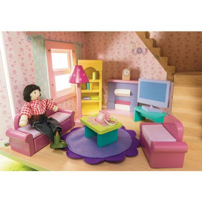 Sugar Plum Bedroom Multicoloured Le Toy Van Toys And Hobbies Le Toy Van Sugar Plum Living Room