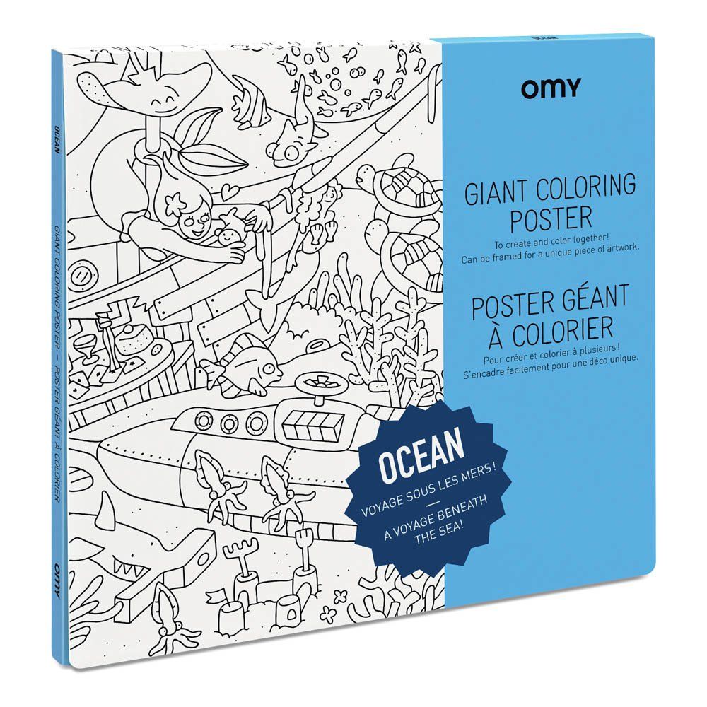 Poster géant   colorier Océan product