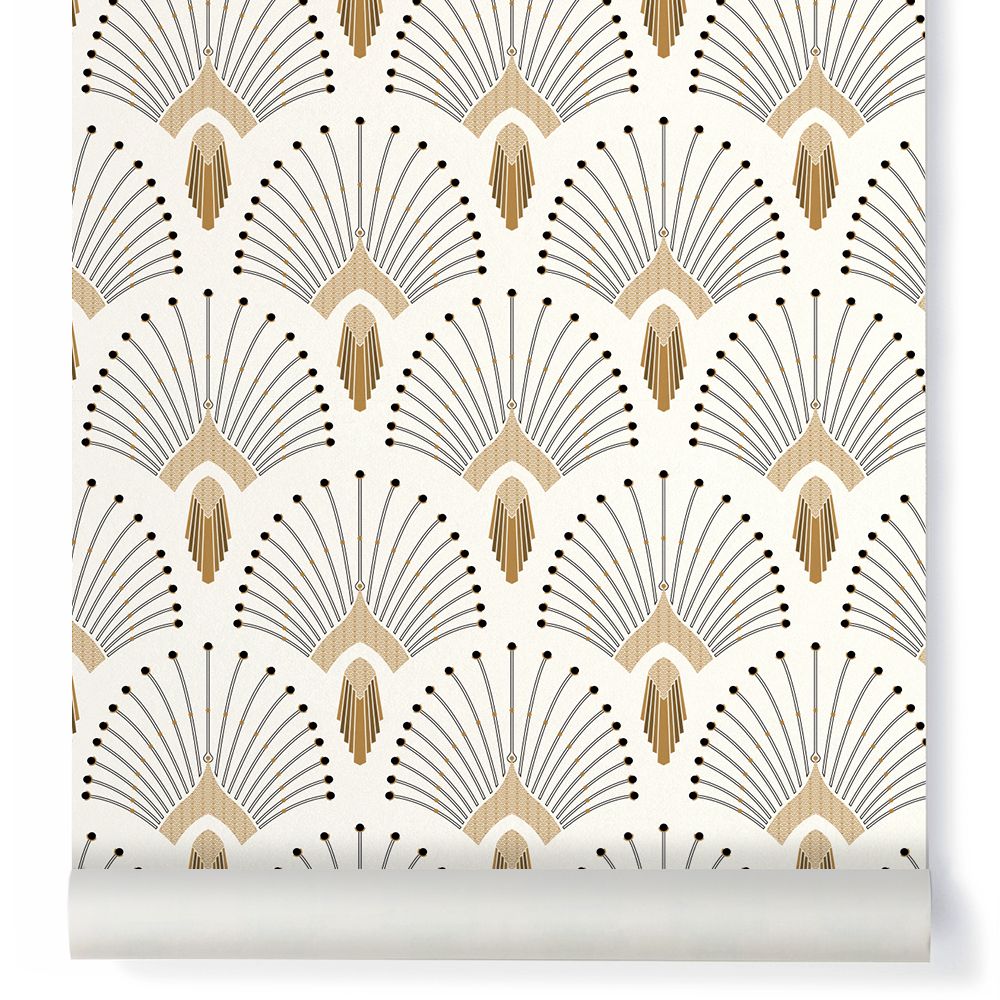 Papier-peint 1925 Traditional Beige Papermint Design Enfant