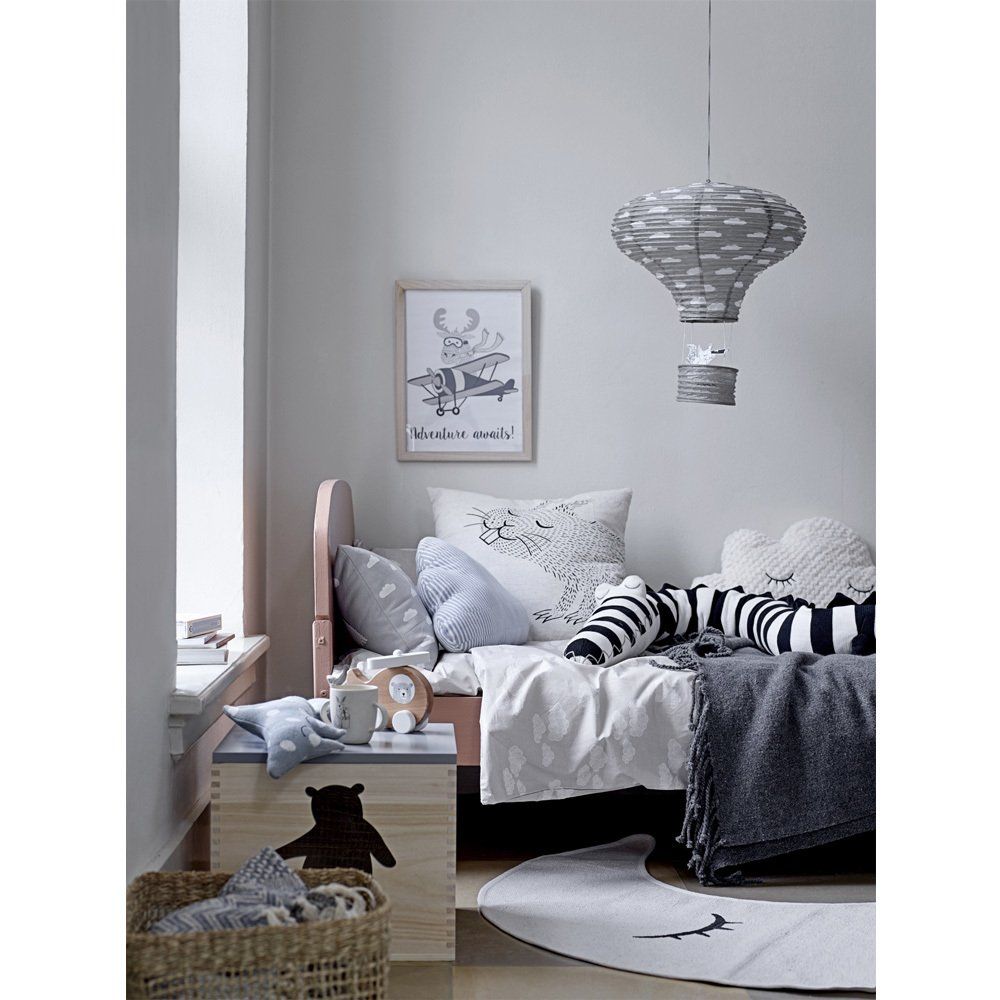Paper Hot Air Balloon Lamp Grey Bloomingville Kids Design Baby Paper Hot Air Balloon Lamp