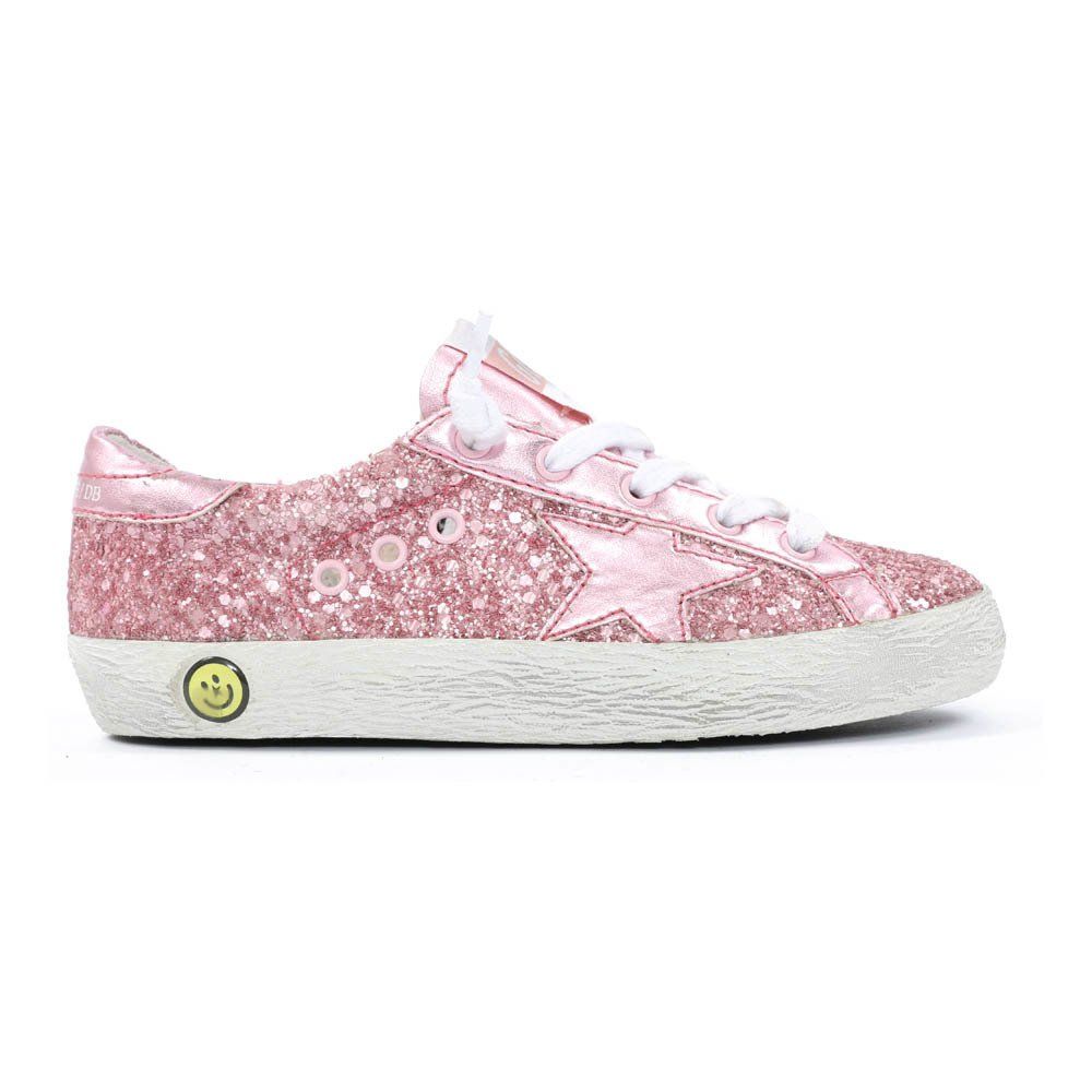 golden goose rosa glitter