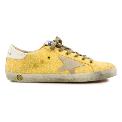 golden goose glitter azzurre