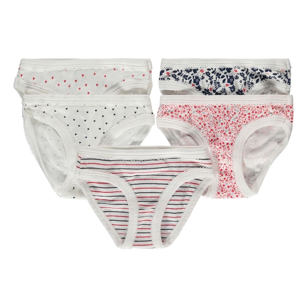 culotte stampate confezione da 5